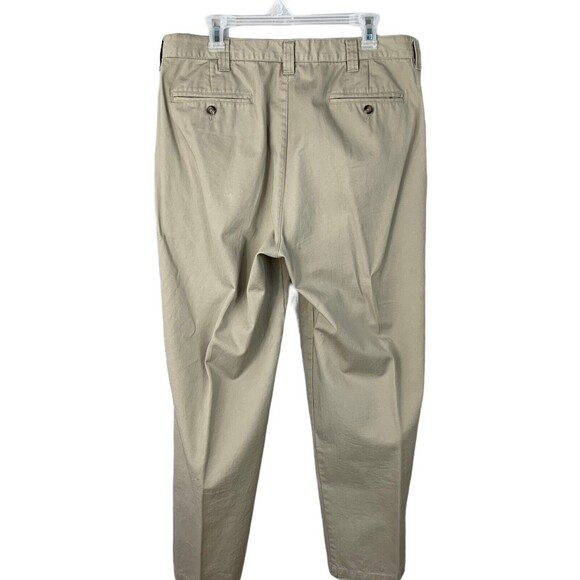 Sonoma Vintage Khaki Pants Men 36 X 30 Basic Cotton Flat Front - Picture 3 of 5